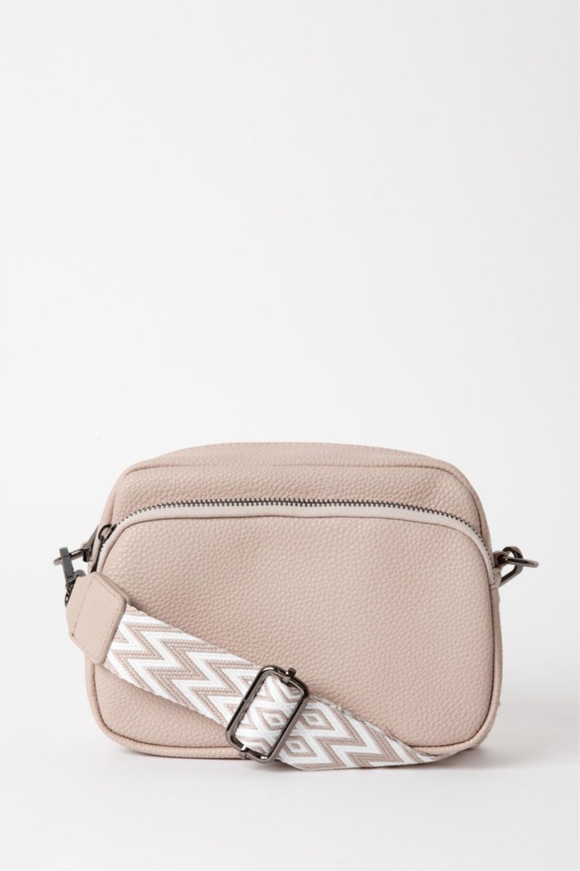 Woman Vison Faux Leather Shoulder bag