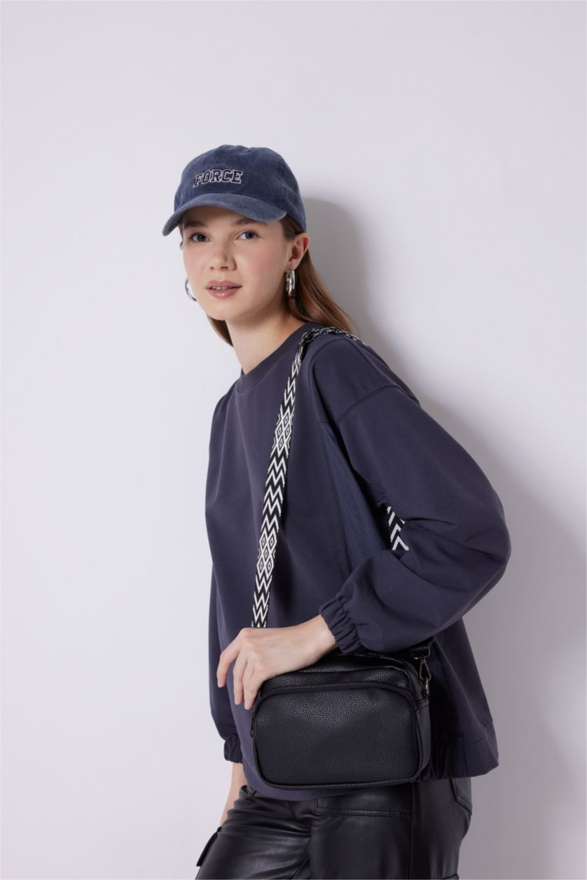 Kadın Siyah Kadın Suni Deri Omuz Çantası