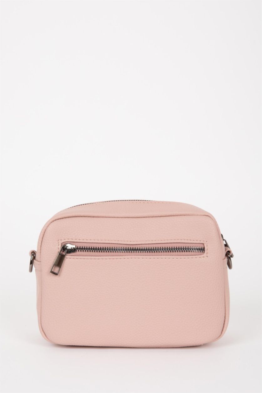 FEMME Rose Sac à Bandoulière en Cuir Synthétique pour Femme