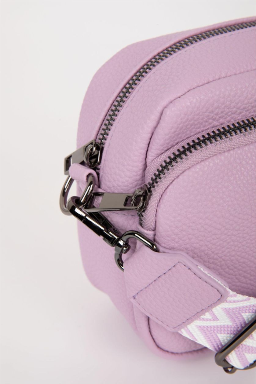 Kadın Lila Kadın Suni Deri Omuz Çantası