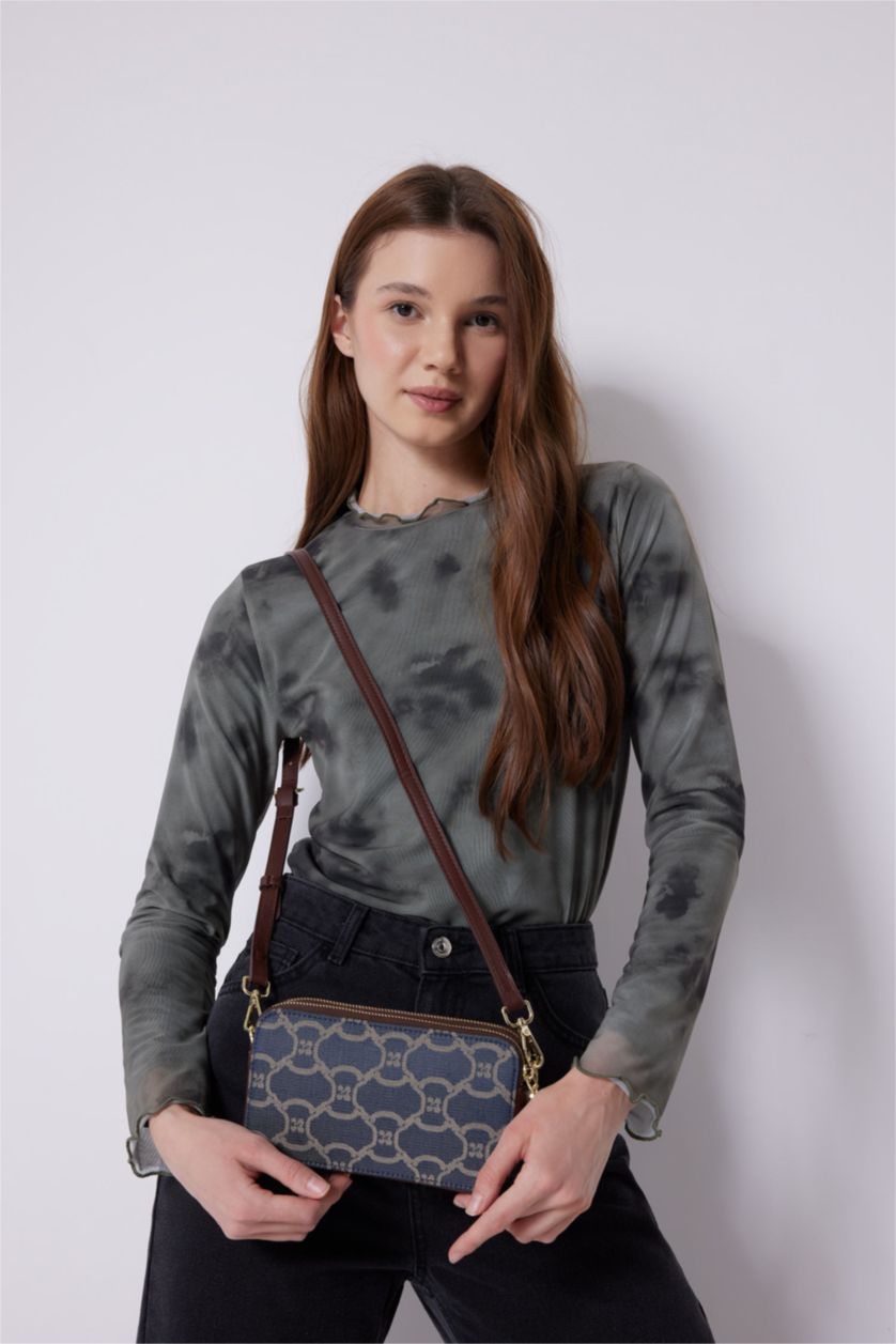 Женщины Коричневый Женская сумка через плечо из искусственной кожи