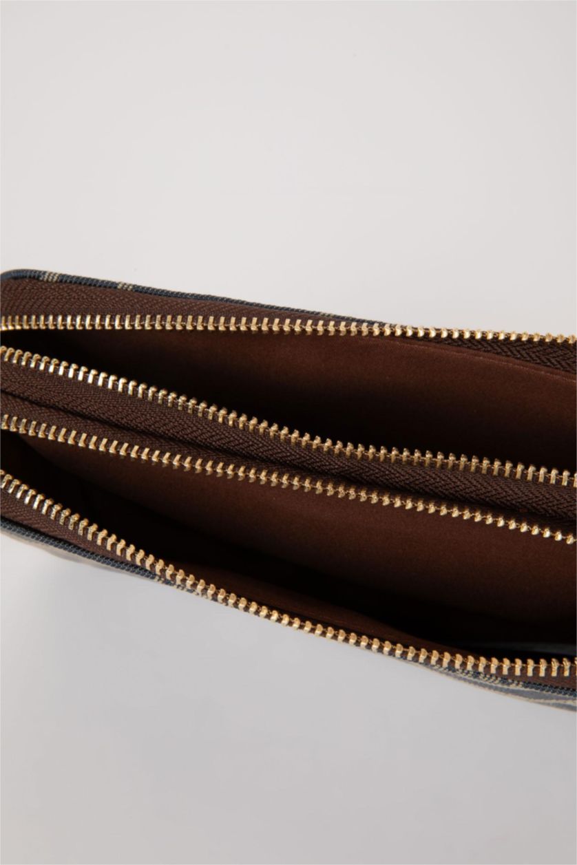 Женщины Коричневый Женская сумка через плечо из искусственной кожи