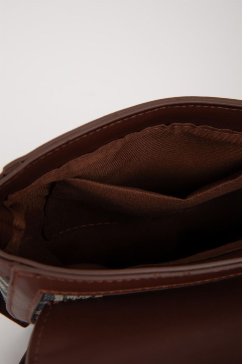 Kadın Kahve Kadın Kanvas Çapraz Çanta