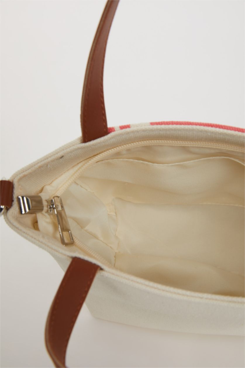 Kadın Pembe Kadın Kanvas El Çantası