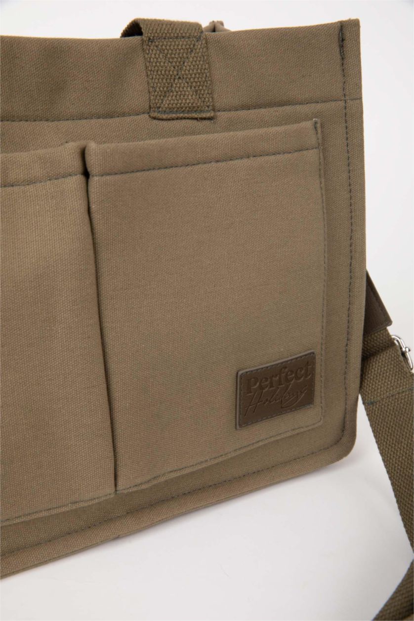 WOMAN MIXED Woman Canvas Shoulder Bag