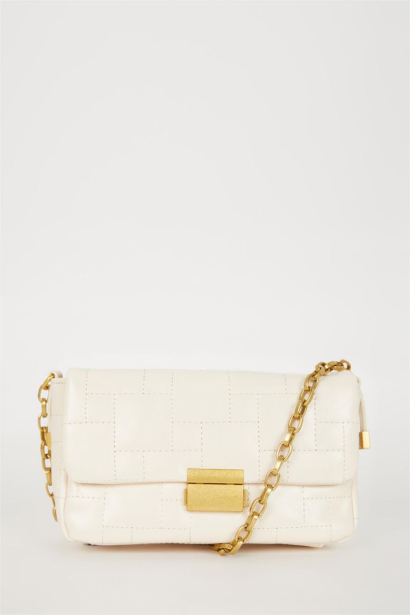 Kadın Bej Kadın Suni Deri Omuz Çantası