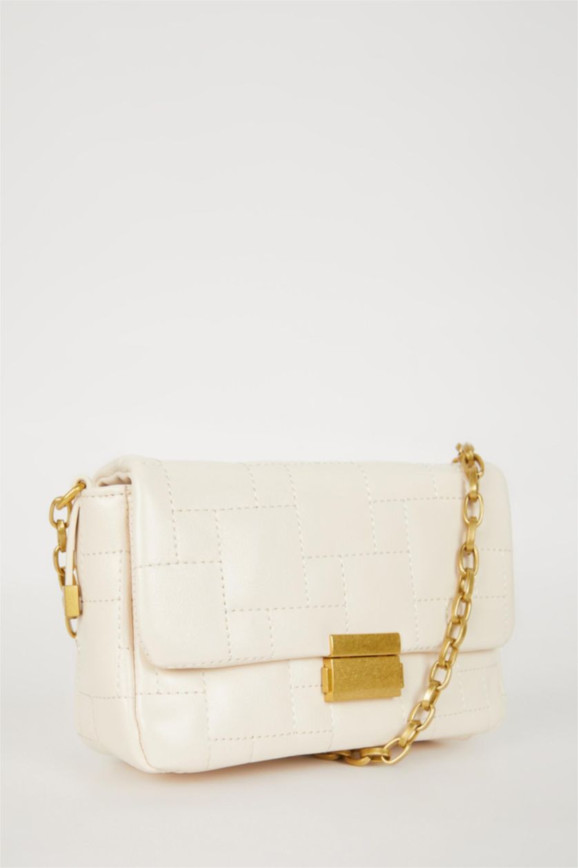 Kadın Bej Kadın Suni Deri Omuz Çantası