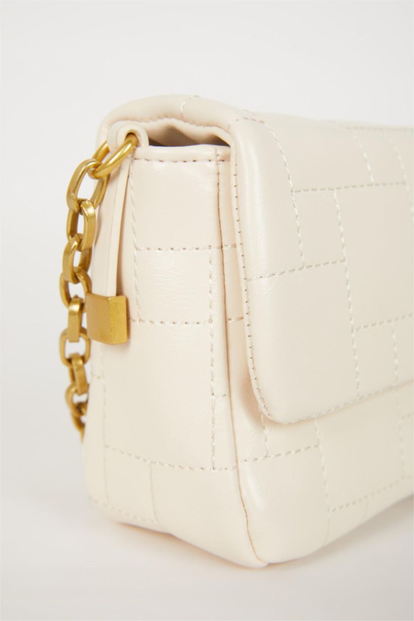 Kadın Bej Kadın Suni Deri Omuz Çantası