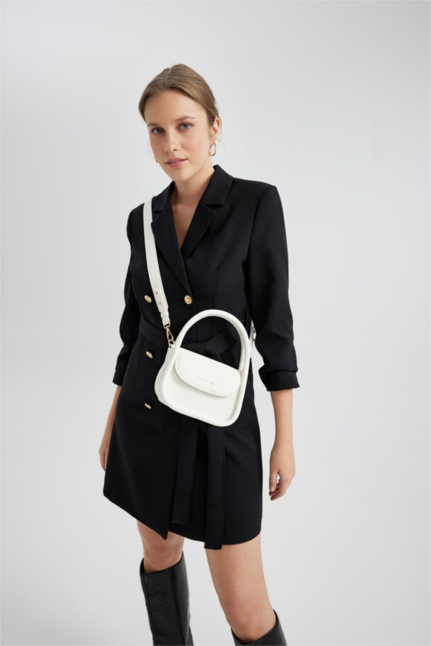 WOMAN White Woman Faux Leather Handbag