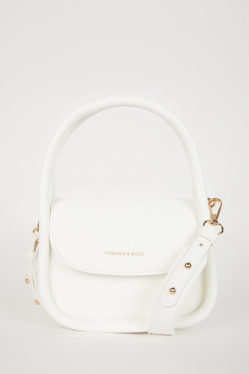 WOMAN White Woman Faux Leather Handbag