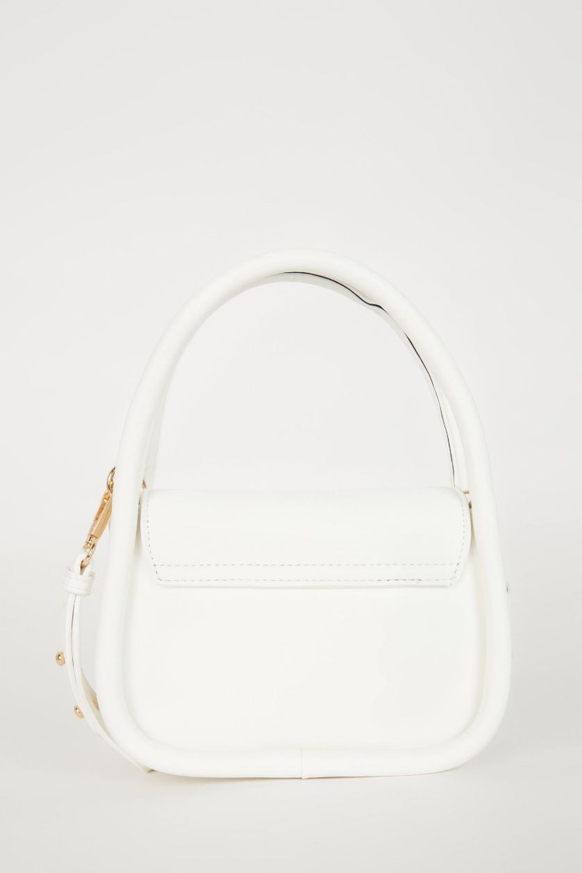 WOMAN White Woman Faux Leather Handbag