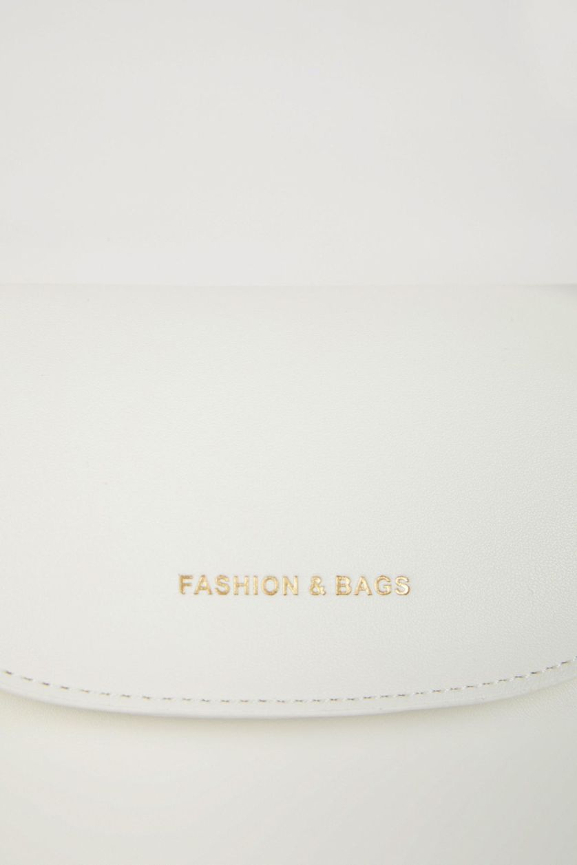 WOMAN White Woman Faux Leather Handbag