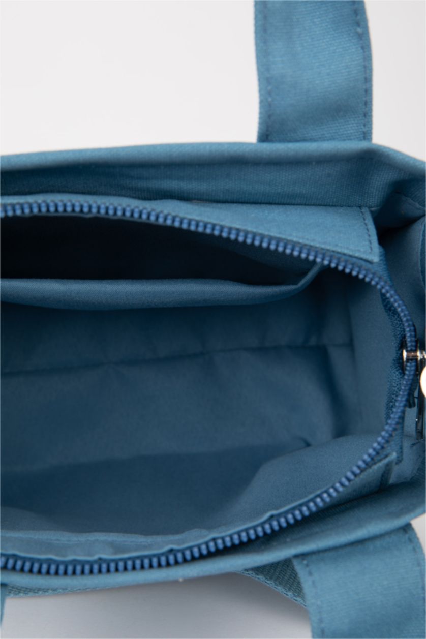 Kadın Mavi Kadın Kanvas Çapraz Çanta