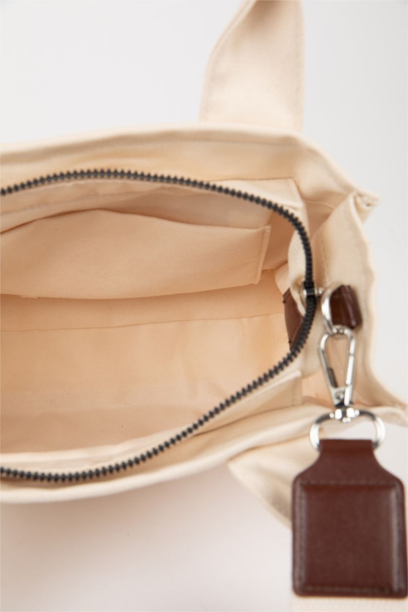 Женщины Бежевый Женская сумка через плечо из искусственной кожи