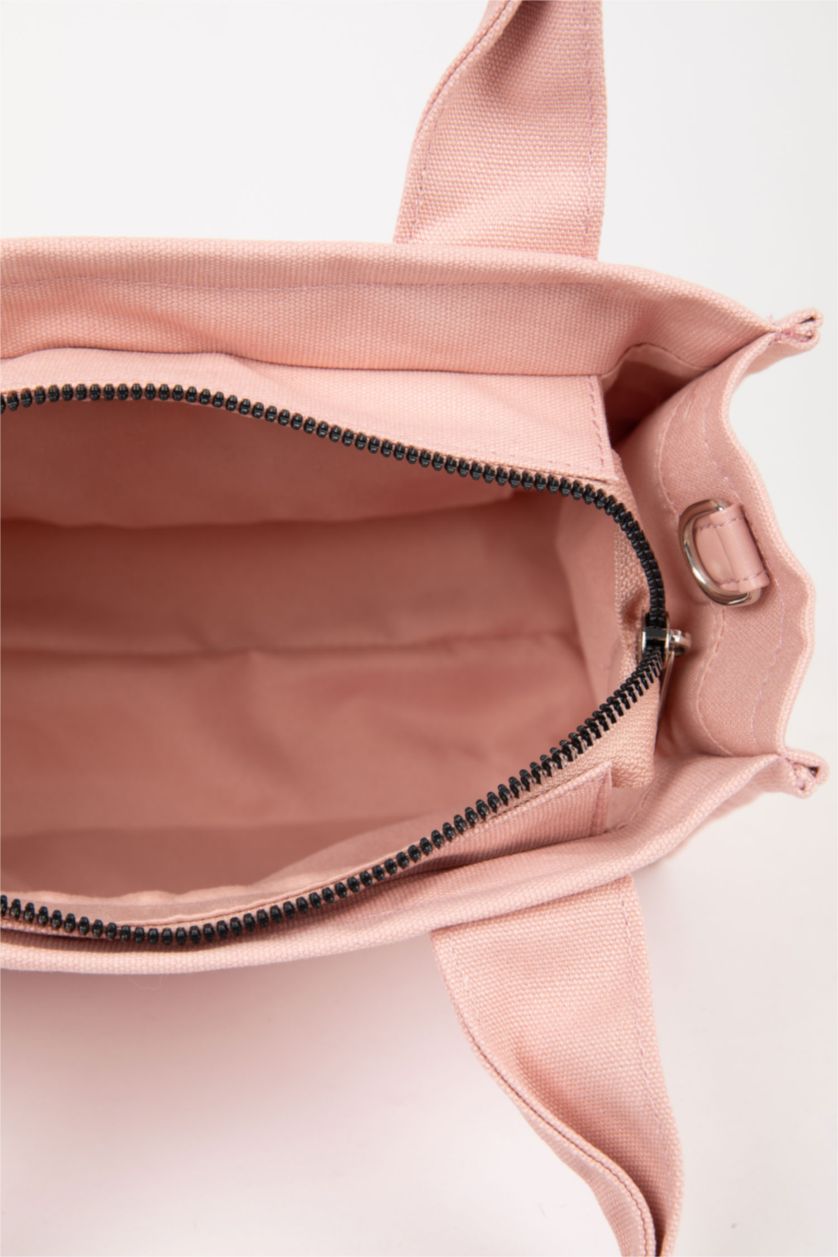 Женщины Розовый Сумка через плечо канвас для женщин