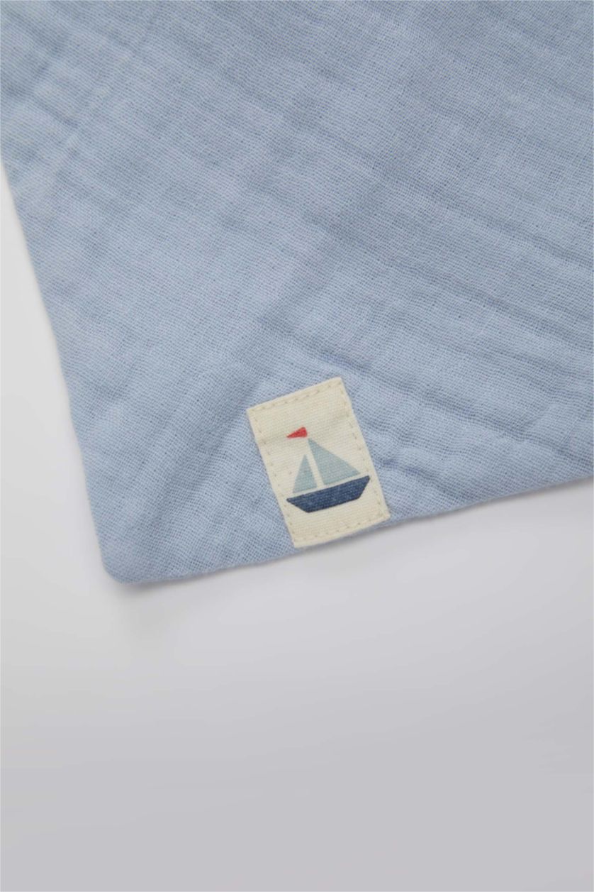 BÉBÉ GARÇON BLEU Clair Ensemble De T-Shirt à Manches Longues, Bavoir et pantalon Pour Bébé Garçon