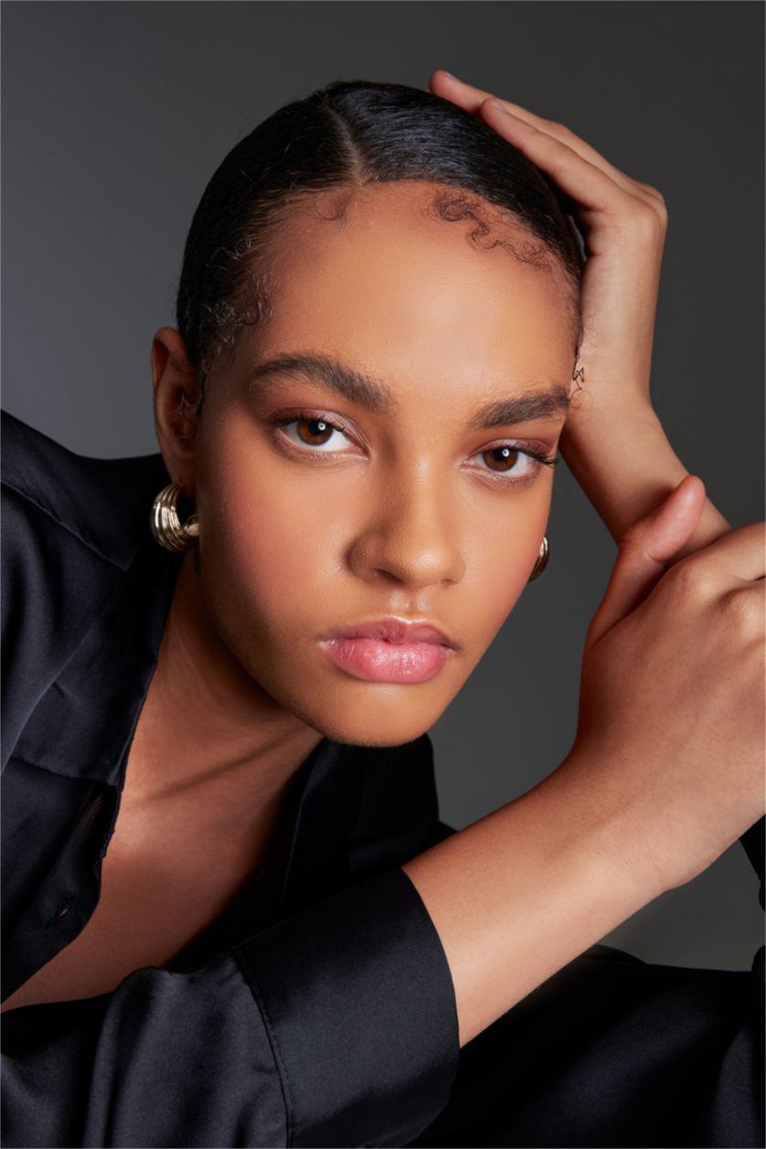 Kadın Altın Kadın Yuvarlak Gold Küpe