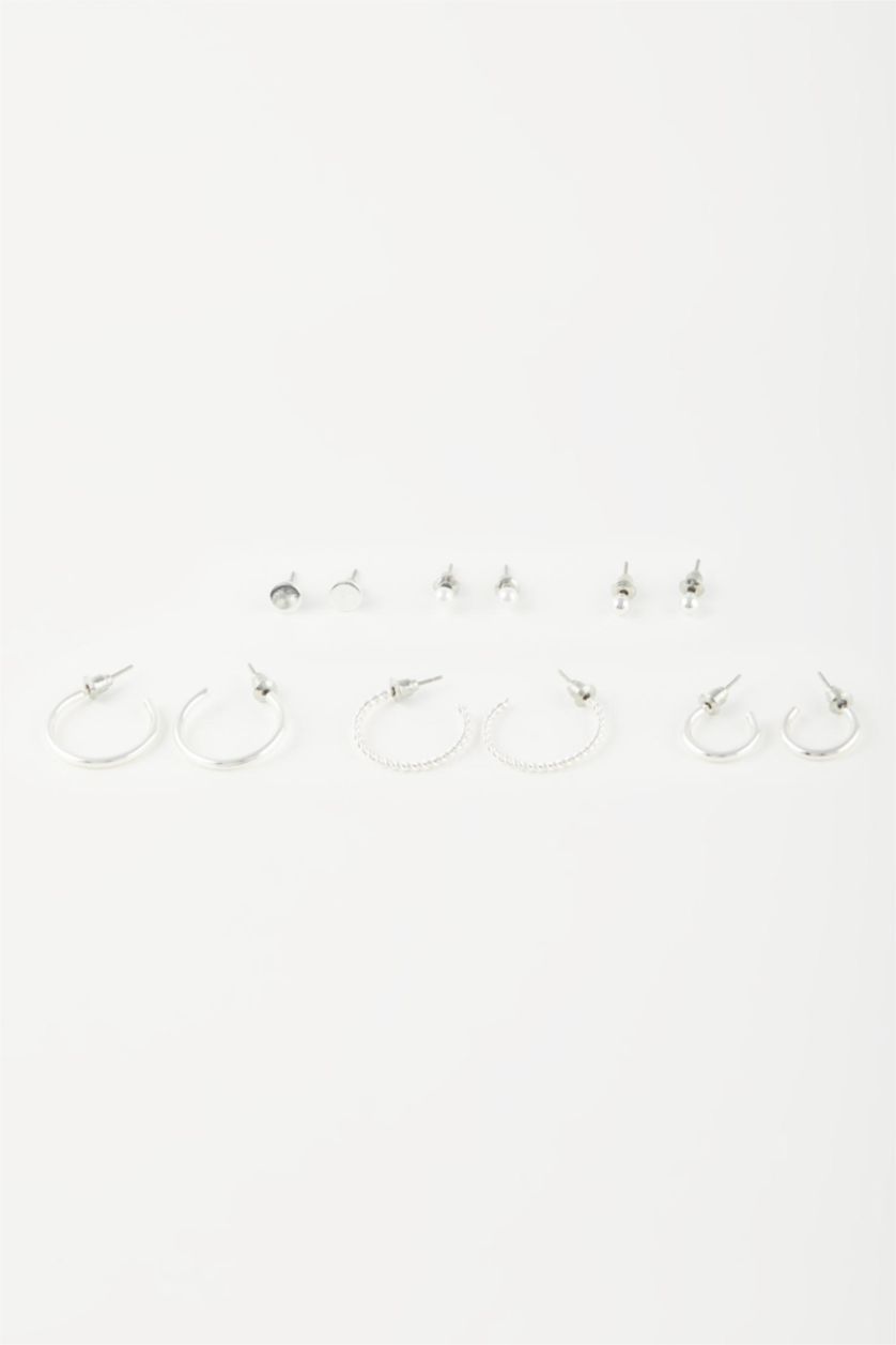 Kadın Gümüş Kadın 6'lı Silver Küpe