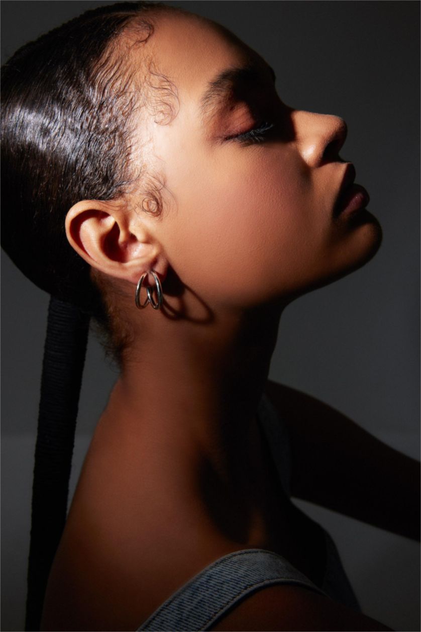 WOMAN MIXED Woman 6 Piece Hoop Earrings