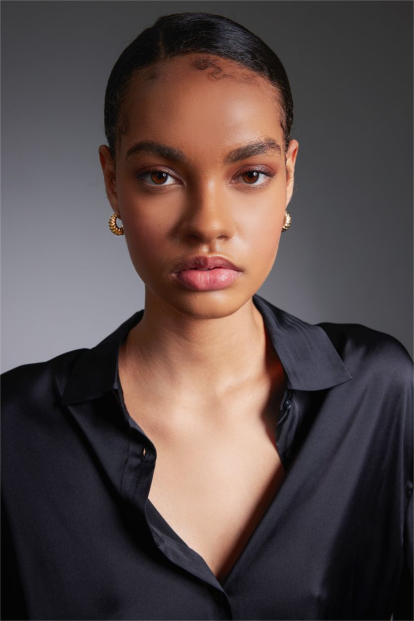 Kadın Altın Kadın Halka Gold Küpe