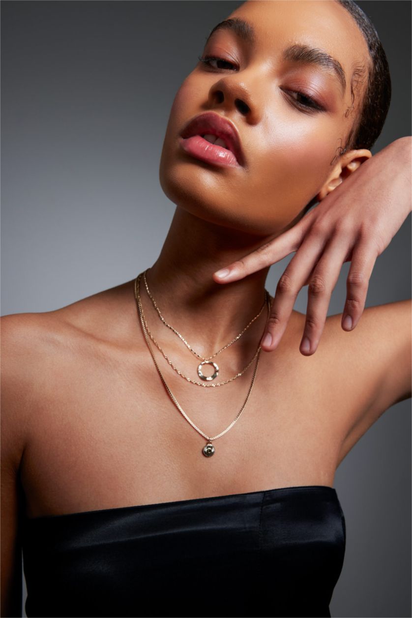 Женщины Золотой Женское золотое колье, 3 шт