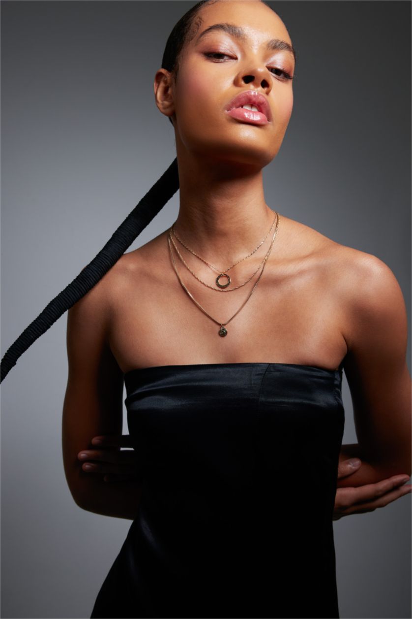 Женщины Золотой Женское золотое колье, 3 шт