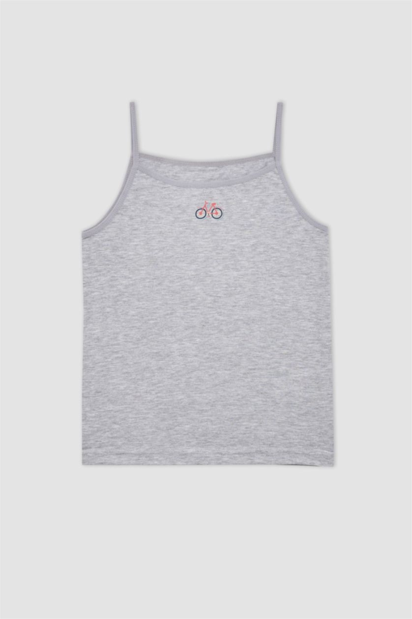 بناتي أرجواني أندر شيرت بناتي قصة عادية - قطعتين