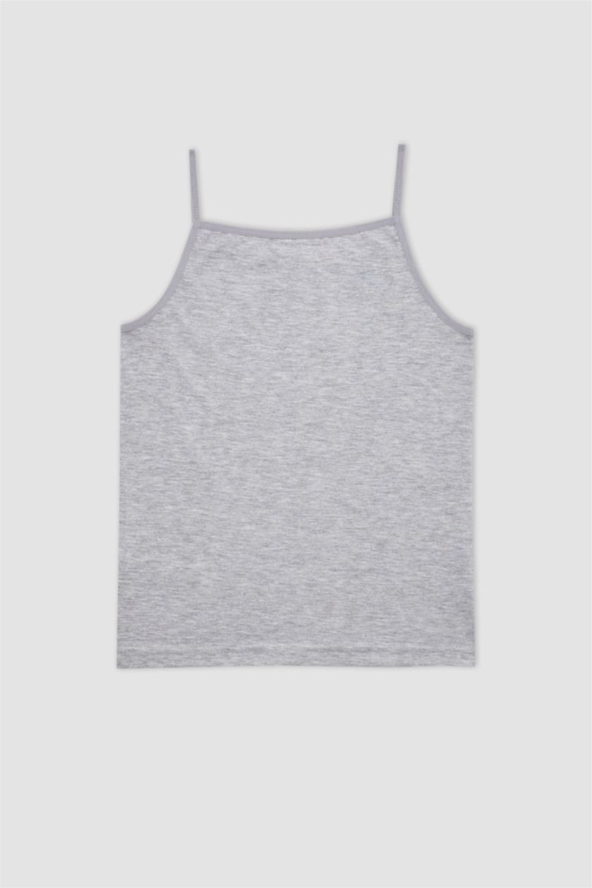 بناتي أرجواني أندر شيرت بناتي قصة عادية - قطعتين