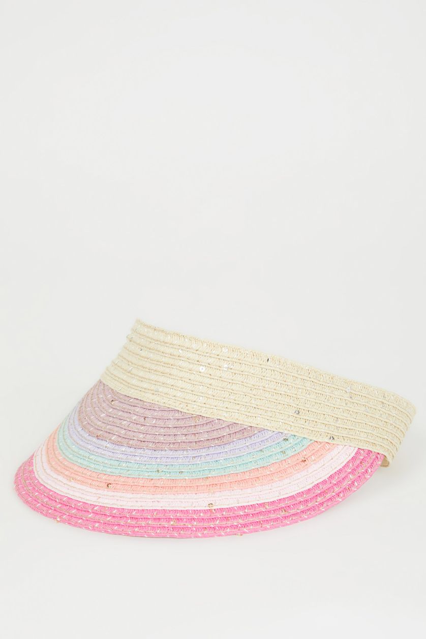 بنات Karma قبعة قش بناتي