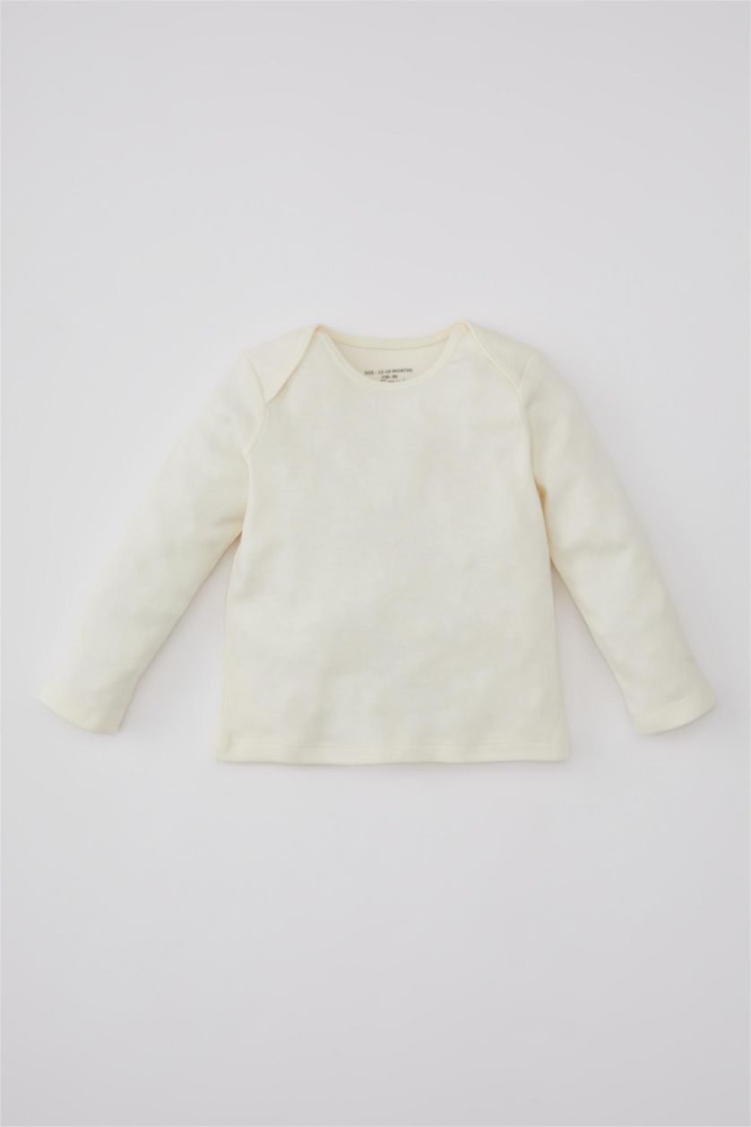 BABY GIRL White Baby Boy Top and Salopet 2 Piece Set