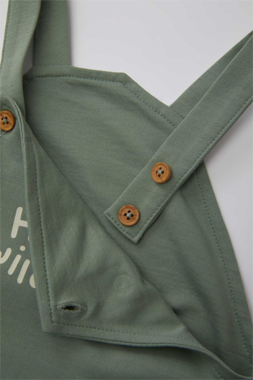 BABY GIRL White Baby Boy Top and Salopet 2 Piece Set