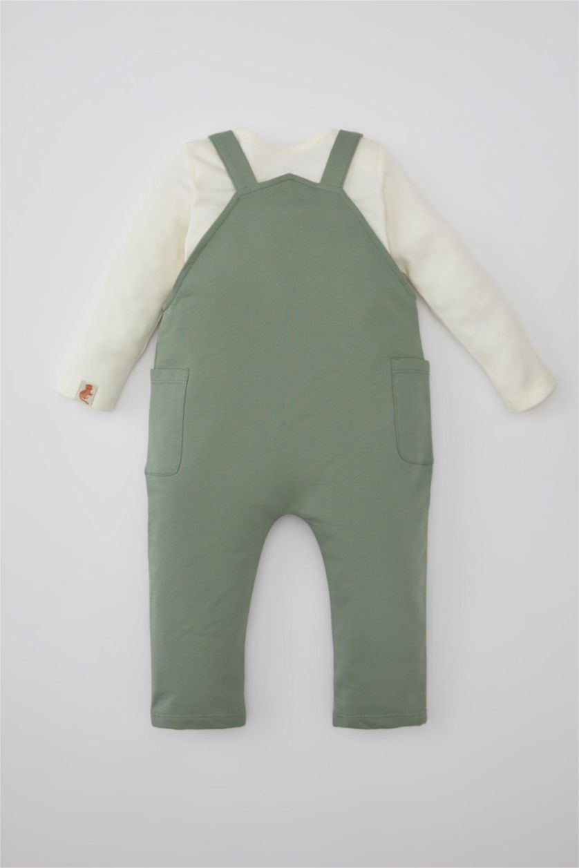 BABY GIRL White Baby Boy Top and Salopet 2 Piece Set