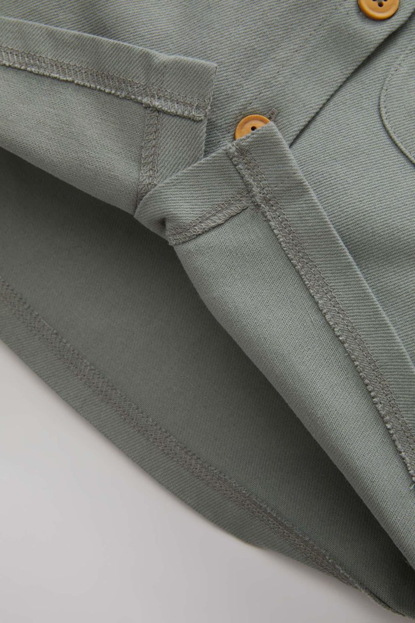 طفلة صغيرة أخضر فاتح قميص ردن طويل بناتي جبردين قصة عادية