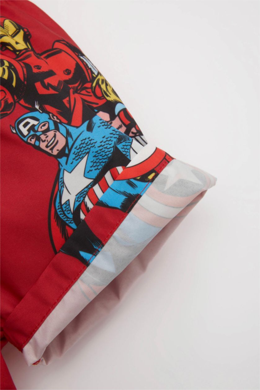 Erkek Bebek Kırmızı Marvel Comics Micro Deniz Şortu Erkek Bebek