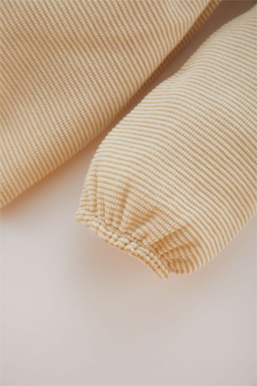 Малыши девочки Бежевый Платье с длинным рукавом для малышей девочек