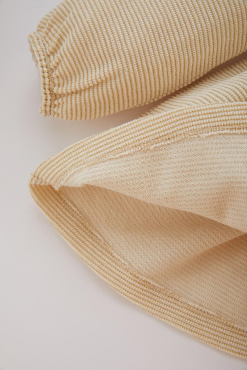 Малыши девочки Бежевый Платье с длинным рукавом для малышей девочек