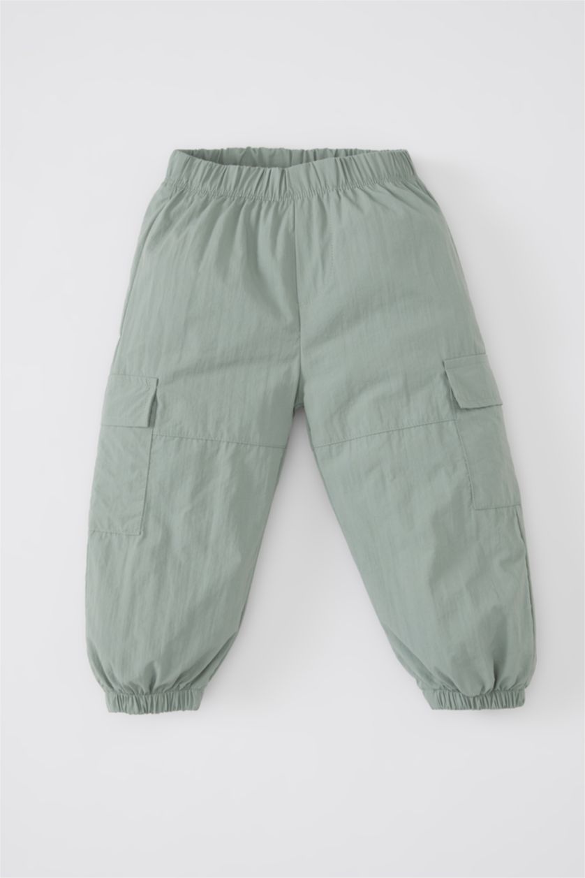 BÉBÉ FILLE Vert Clair Pantalon Parachute Cargo à Jambe de Jogging Pour Bébé Fille