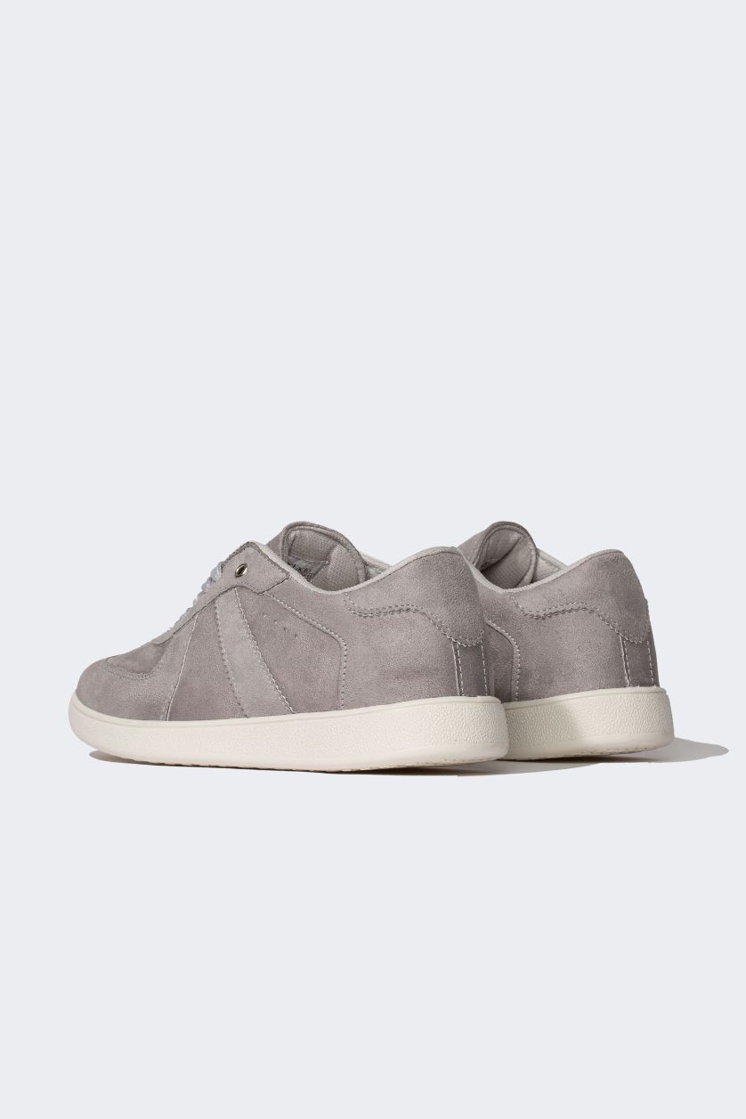 Kadın Gri Kadın Düz Taban Sneaker