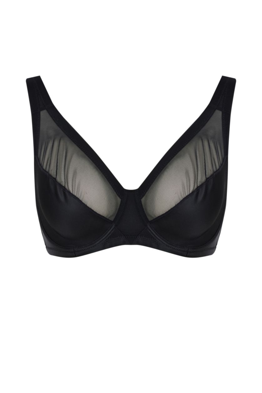 Kadın Siyah Fall in Love Pedsiz Toparlayıcı Balenli Sütyen
