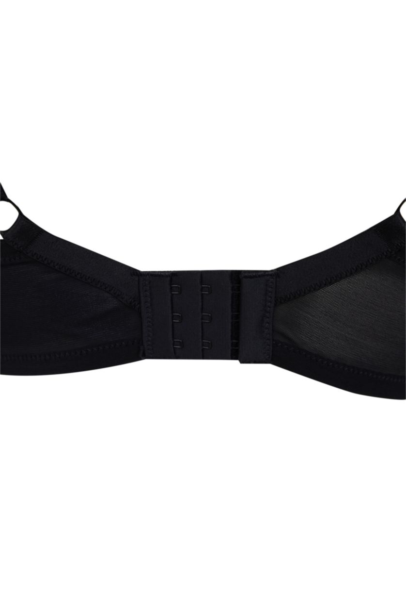 Kadın Siyah Fall in Love Pedsiz Toparlayıcı Balenli Sütyen