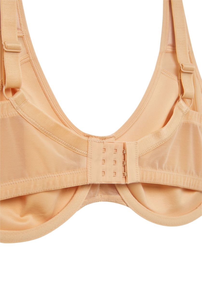 WOMAN Beige Fall in Love Padless Support Bra