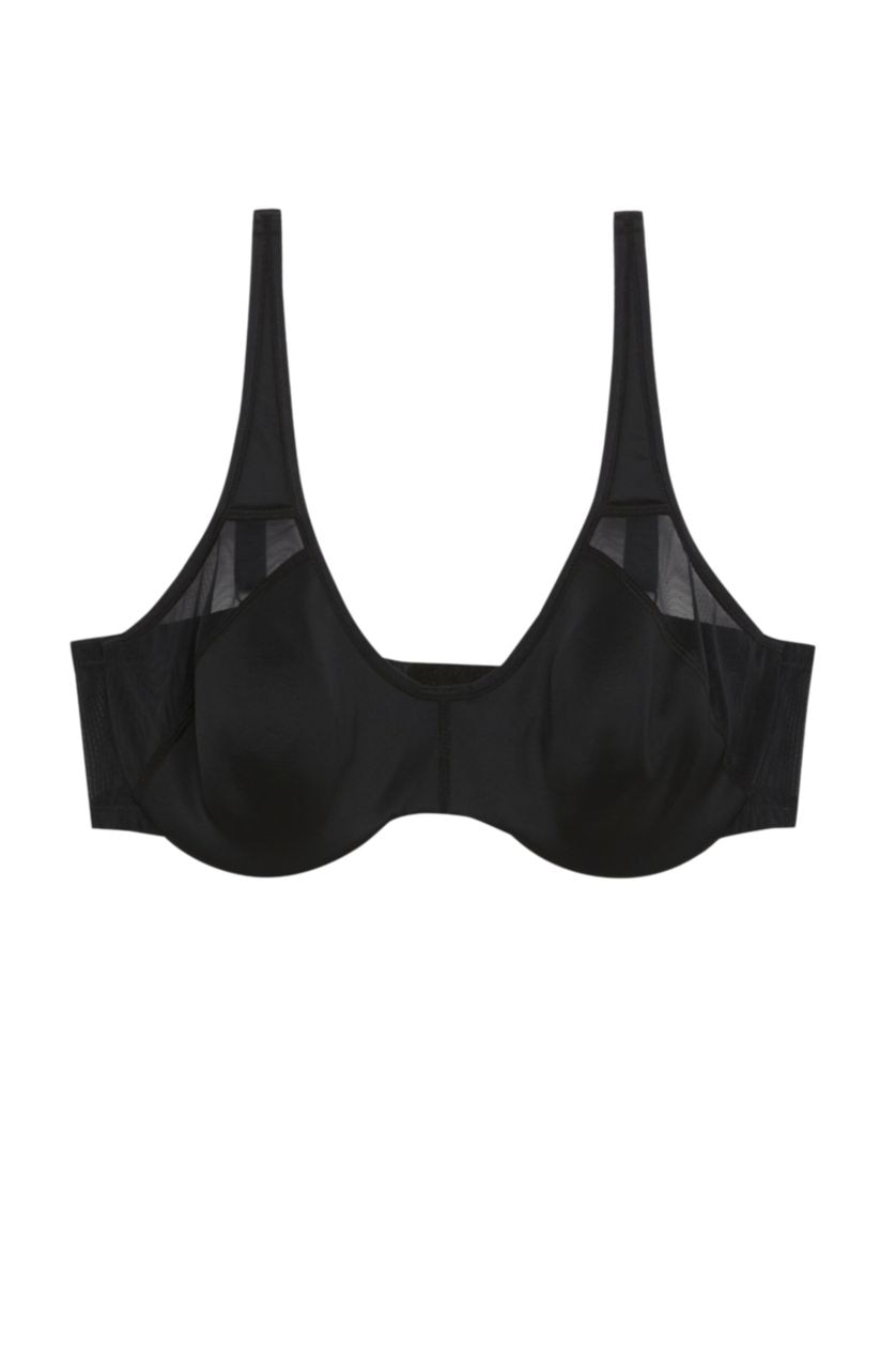 Kadın Siyah Fall in Love Pedsiz Toparlayıcı Balenli Sütyen