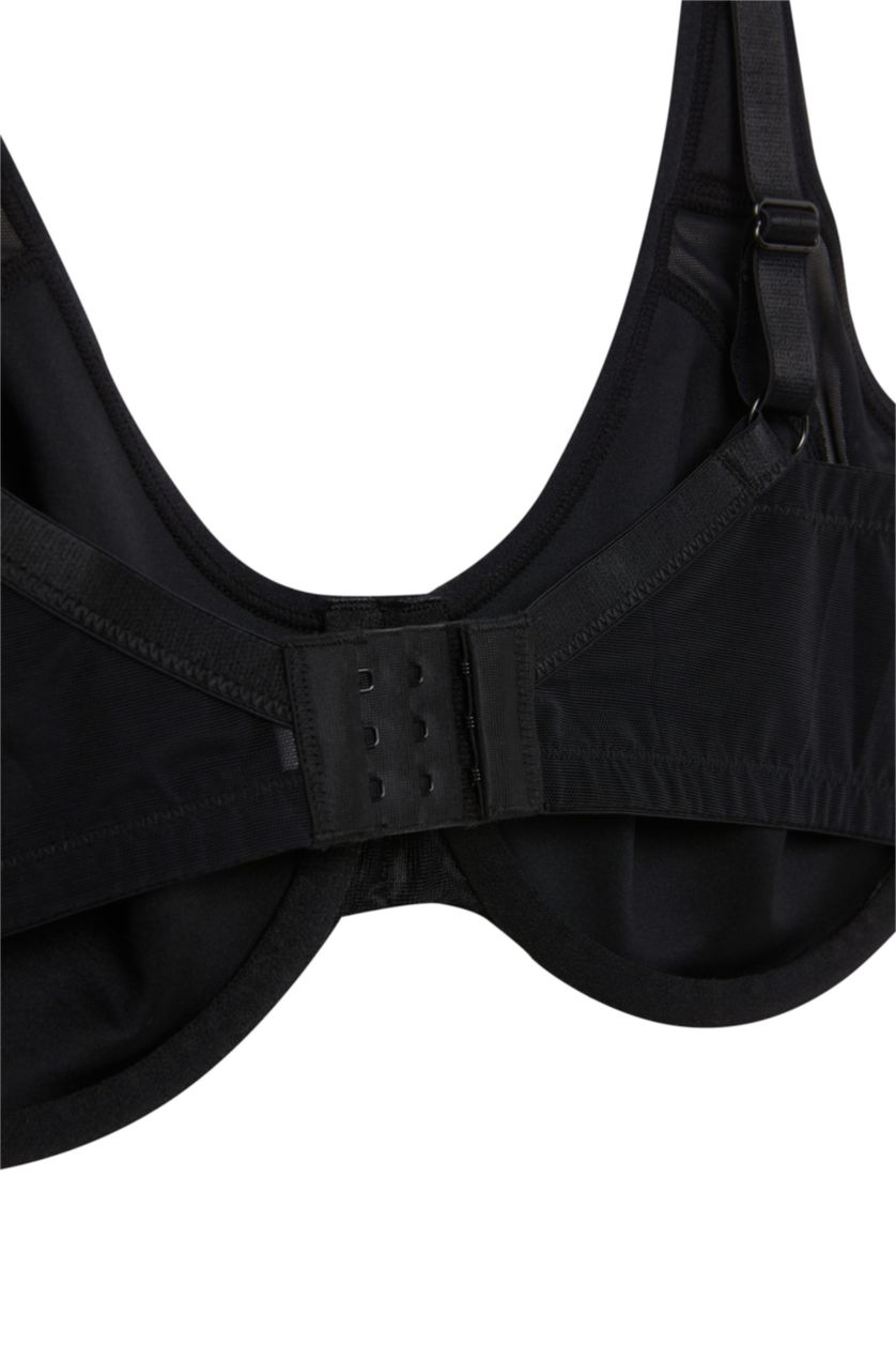Kadın Siyah Fall in Love Pedsiz Toparlayıcı Balenli Sütyen