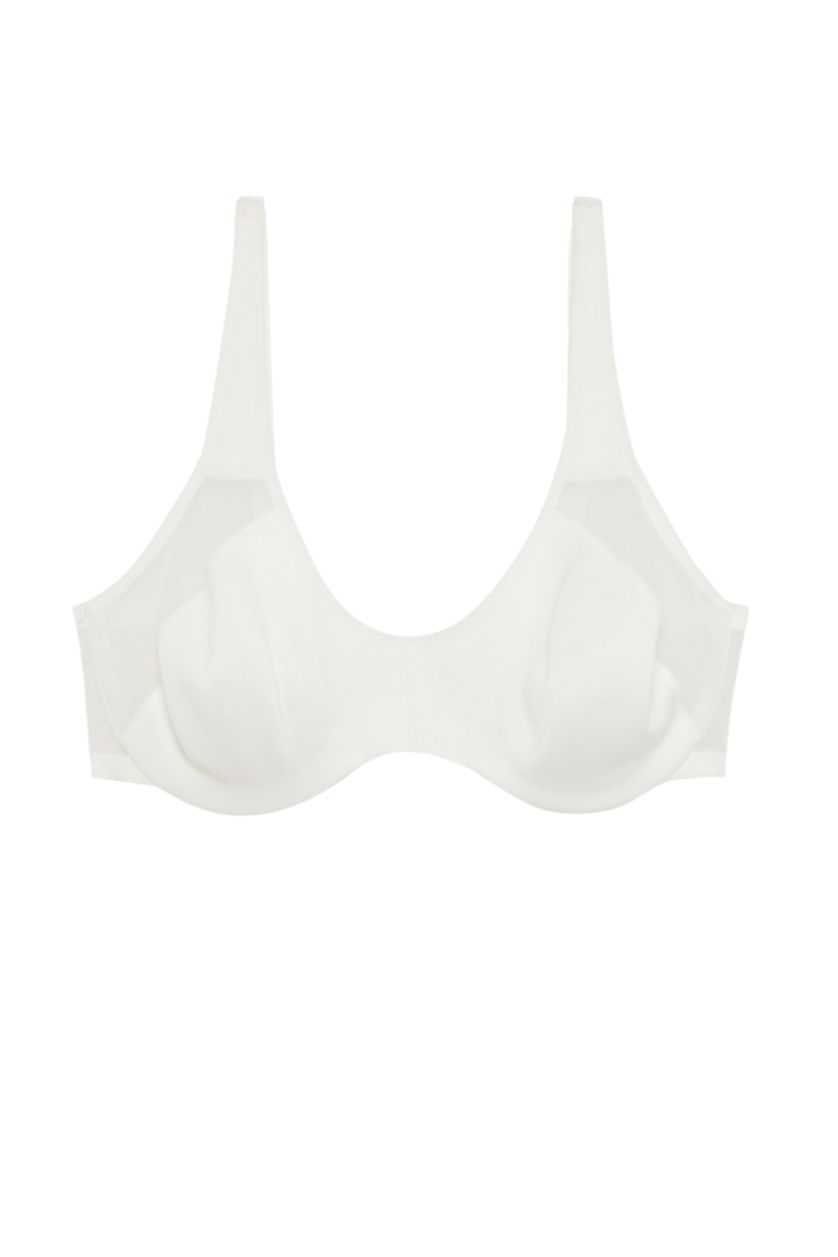 WOMAN Ecru Fall in Love Padless Support Bra