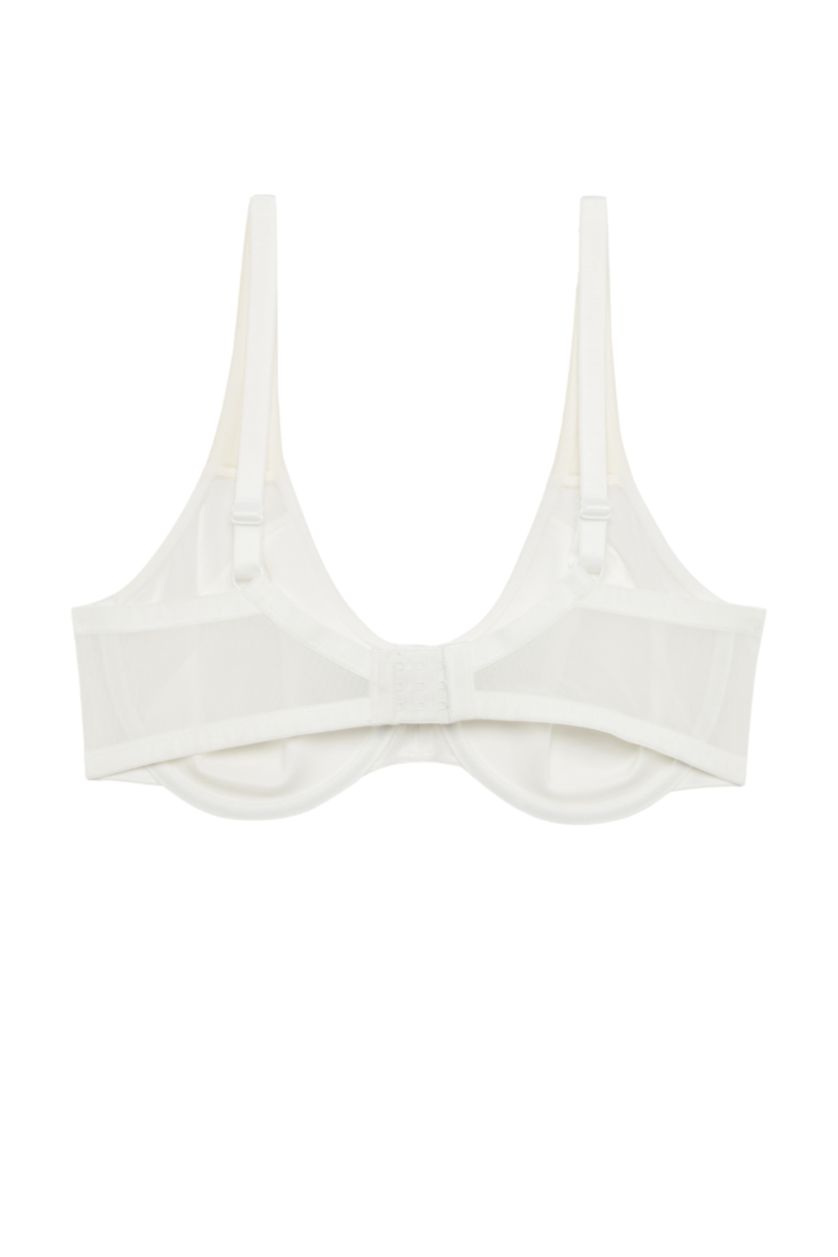 WOMAN Ecru Fall in Love Padless Support Bra