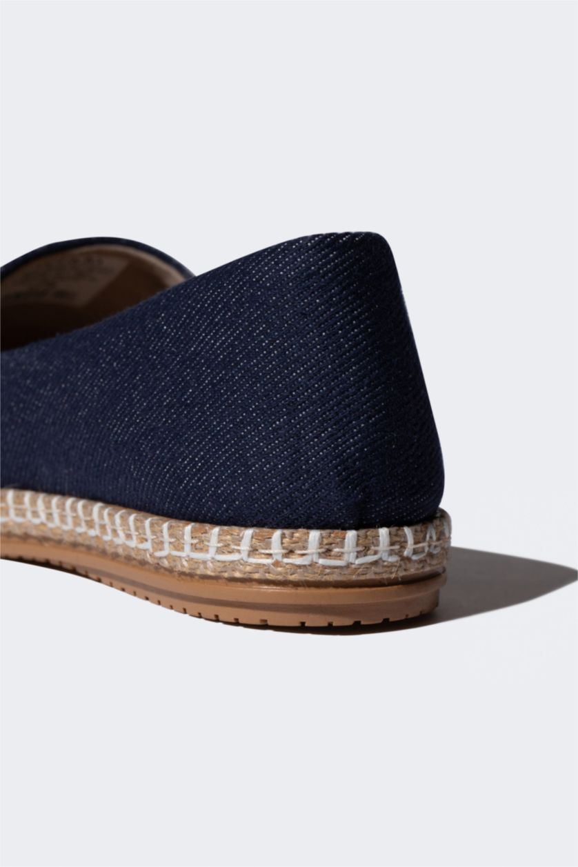 Kadın Lacivert Kadın Düz Taban Espadril