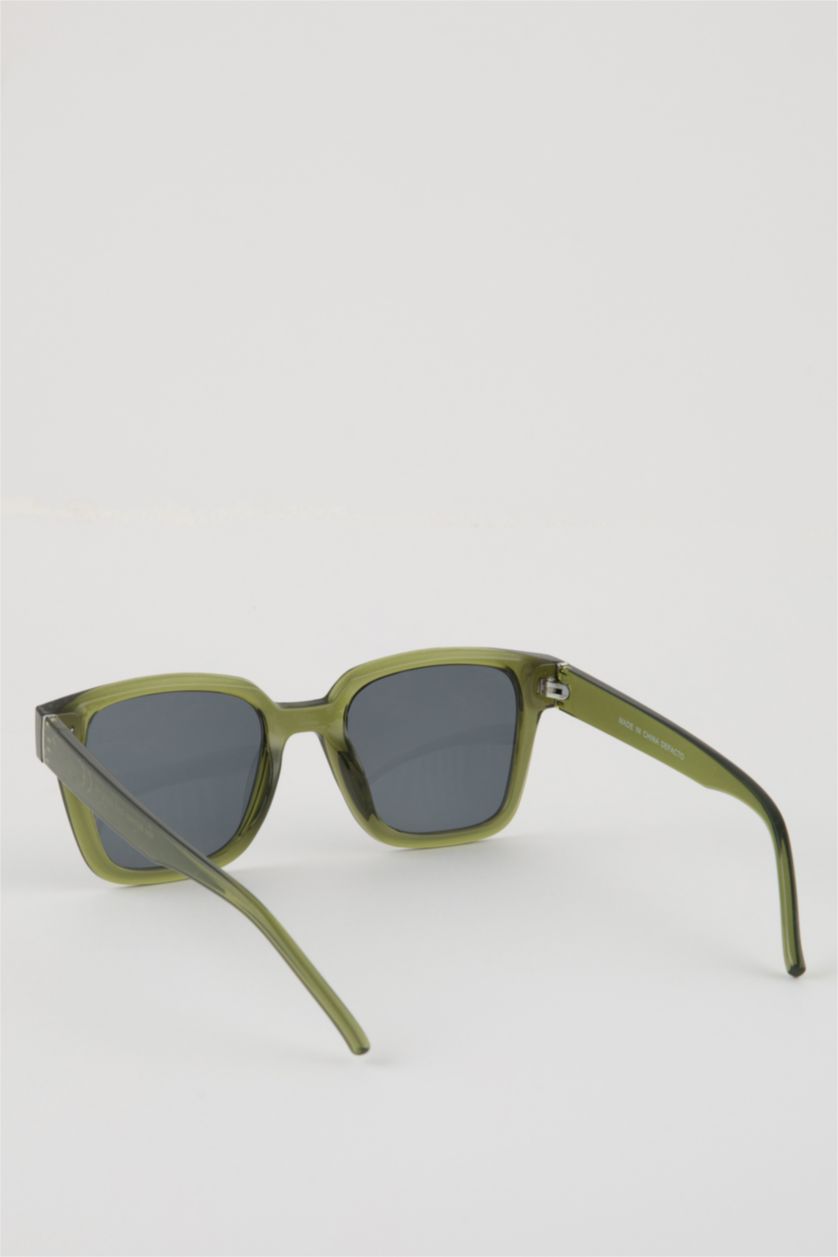 WOMAN Khaki Woman Square Sunglasses