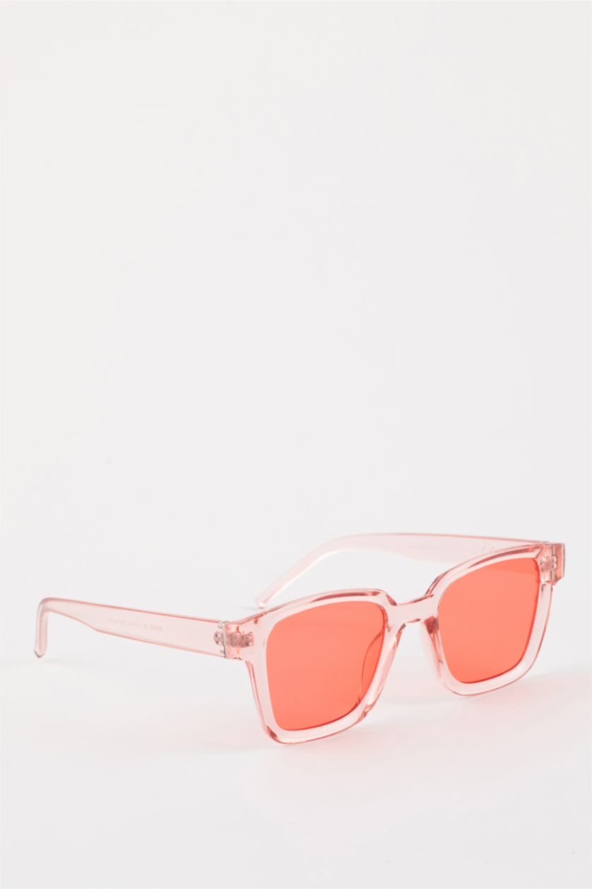 WOMAN Pink Woman Square Sunglasses