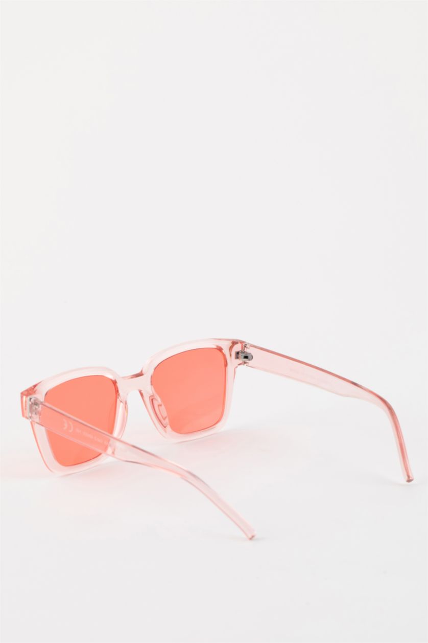 WOMAN Pink Woman Square Sunglasses