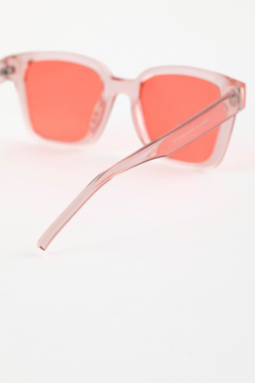 WOMAN Pink Woman Square Sunglasses